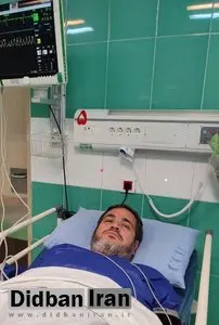 عنابستانی در بیمارستان بستری شد + عکس