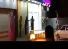 فیلمی از گروگانگیری و درگیری مسلحانه شب گذشته در شیراز+فیلم