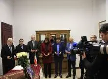 گشایش دفتر یادبودجانباختگان زلزله غرب کشور در سفارت ایران در بلاروس