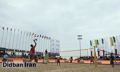 حذف نخستین تیم از ایران در زیر بارش باران