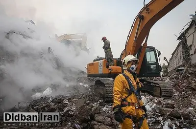 پایان عملیات آواربرداری پلاسکو تا ظهر