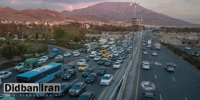 ترافیک در محور‌های هراز و کندوان / انسداد ۱۰ جاده به دلیل کاهش ایمنی در مسیر
