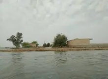 دختر تازه متولد شده در محاصره سیلاب+ عکس
