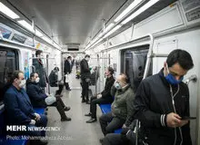 شهردار تهران:  فقط ۵۰ درصد مسافران مترو از ماسک استفاده می‌کنند/ نمی توانیــم برخورد کنیم!