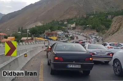 بازگشت مسافران ترافیک را در جاده کندوان سنگین کرد