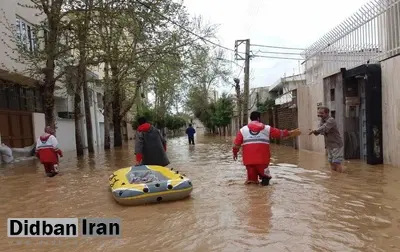 رئیس سازمان امداد ونجات کشور  خبر داد؛ ۱۰ شهر در استان گلستان درگیر سیل و برف