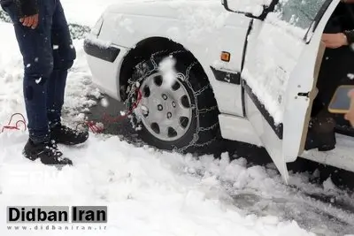 جاده‌های چهار استان زیر بارش برف/ تردد بدون زنجیر چرخ ممنوع