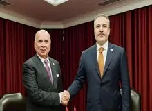 فواد حسین و هاکان فیدان درباره پرونده ایران رایزنی کردند