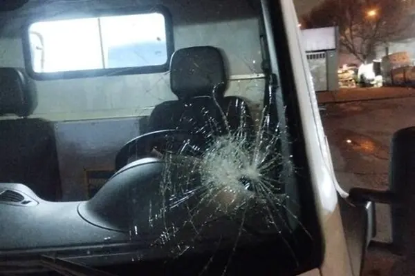 آسیب به آمبولانس در شرق تهران