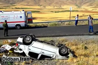 واژگونی سمند مرگبار شد/ آمار فوتی‌ها و مصدومان