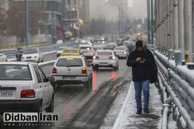 افت نسبی دمای هوای تهران از روز یکشنبه