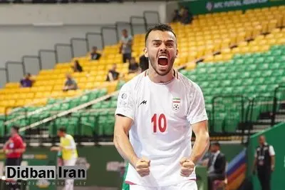 سالار آقاپور برترین بازیکن سال فوتسال آسیا شد