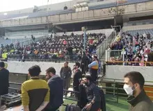 باز هم حضور خانم‌ها در استادیوم آزادی جنجال‌برانگیز شد/ این بار برگزارکنندگان مسابقات پشت خانم‌ها درآمدند