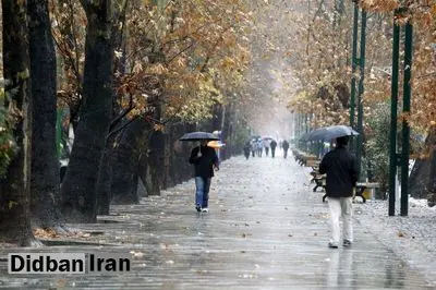 افزایش باد و باران در تهران