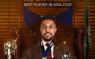 سالم الدوساری، ستاره الهلال، بهترین بازیکن سال آسیا شد