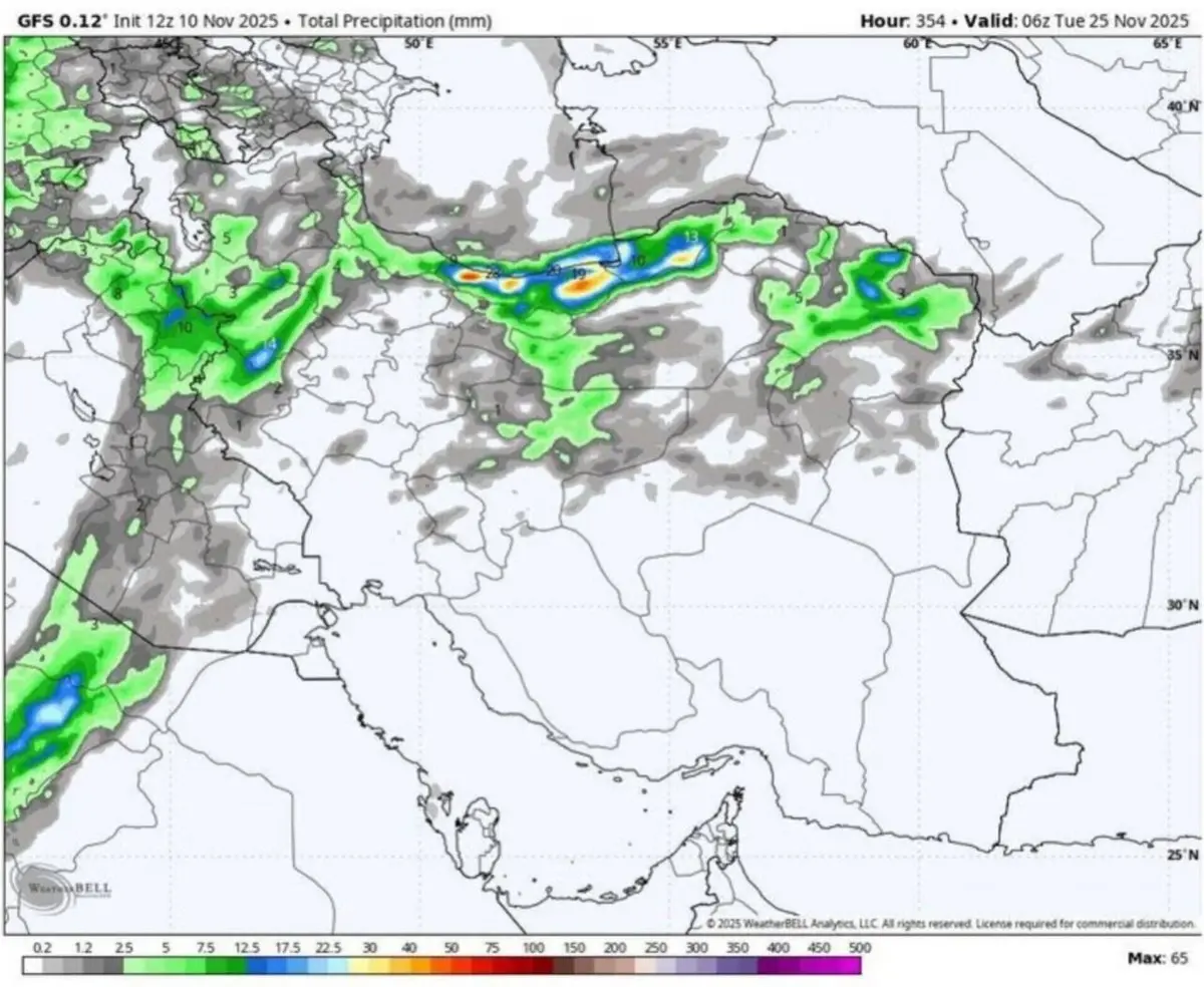 آغاز بارش‌های پاییزی از شنبه؛ پدیده پرفشار جنب حاره‌ای مانع ابرناکی کشور شد