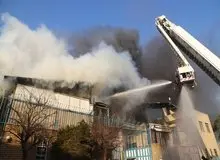 آتش‌سوزی دریک کارگاه چاپ در تهران به وسعت ۱۷۰۰ متر