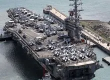منابع چینی: ناوگروه تهاجمی «رونالد ریگان »آمریکا به سمت تایوان به‌راه افتاد
