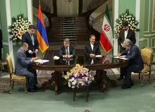 امضای سه تفاهمنامه و سند همکاری میان ایران و ارمنستان