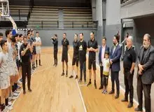 رونمایی از سرمربی تیم ملی والیبال نوجوانان ایران در تمرینات تیم دسته اولی گلفام آمل