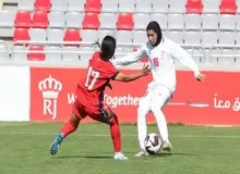 پیروزی زنان فوتبال ایران مقابل نپال