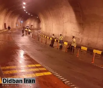 هر دو باند تونل امیرکبیر امشب مسدود میشود