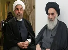 روحانی با آیت الله سیستانی دیدار کرد
