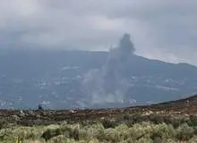 وقوع انفجار مهیب در مناطق تحت تسلط حزب الله در جنوب لبنان