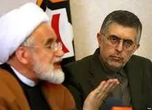 غلامحسین کرباسچی با مهدی کروبی دیدار کرد/ تصاویر