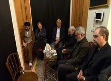  فرزند مقام معظم رهبری، ظریف، جنتی و واعظی در مراسم احیا+تصاویر