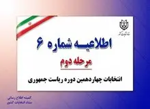 کارت نمایندگان نامزدها برای حضور در شعب اخذ رای فردا هم معتبر است