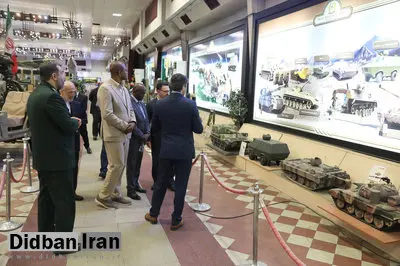 تصویر دیدنی از بازدید هیأتی از اتیوپی از نمایشگاه صنایع دفاعی ایرانی + عکس