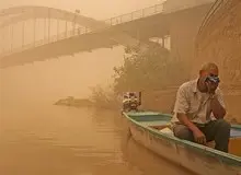 میزان گرد و غبار در اهواز به ۱۵ برابر حد مجاز رسید