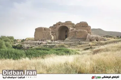 گزارشی درباره چالش های ثبت یک اثر تاریخی ١٨٠٠ساله/ کاخ اردشیر بابکان در محاصره قبرستان ها 