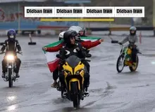 دختران موتور سوار حامی «ابراهیم رئیسی» شدند/ تصویر