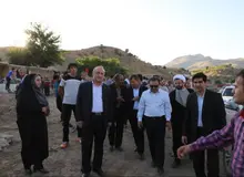 بازدید اعضای کمیته اطلاع رسانی و تبلیغات قرارگاه بازسازی مناطق سیل زده از شهرستان چگنی استان لرستان/ گزارش تصویری 