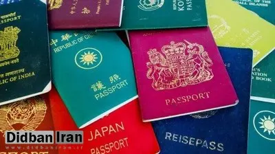 برترین گذرنامه‌های جهان در سال ۲۰۲۵ اعلام شدند/ ایران در رتبه ۹۸ جهان 
