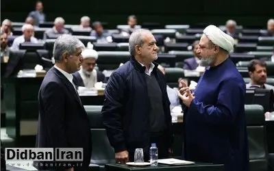 گفتگوی  رسایی با پزشکیان در صحن امروز مجلس+عکس