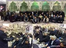 مراسم ویژه محافظان برای آیت الله هاشمی رفسنجانی در حرم امام برگزار شد