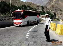 توقیف  اتوبوس در دهلران با خلافی 16 میلیون ریالی