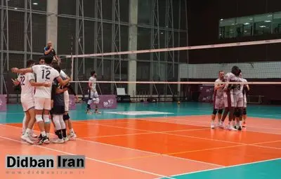 تساوی تیم ملی والیبال مقابل قطر
