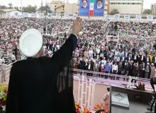 استقبال مردم بندرعباس از رئیس‌جمهور+ تصاویر
