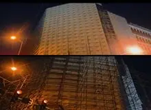 جمع‌آوری داربست‌ نمای بیرونی پاساژ علاالدین تهران پس از ۳ سال