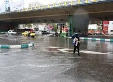 اطلاعیه سازمان هواشناسی درباره بارش‌ها در استان تهران