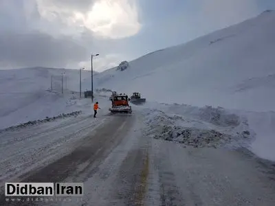 بارش برف و کولاک؛ مسدود شدن راه ارتباطی ۴۰۰ روستای استان اردبیل