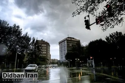 رگبار و رعد و برق و خیزش گرد و خاک در برخی استانهای کشور