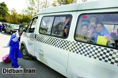 تصادف سرویس مدرسه در تهران/ 4 دانش آموز مصدوم شدند
