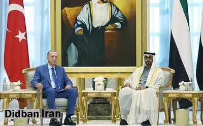 گفتگوی «اردوغان» و رییس امارات درباره تجاوز اسرائیل به ایران