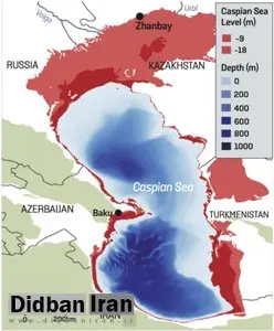 کاهش حداقل ۲ متر از سطح دریای خزر/ چه شد که بزرگترین دریاچه دنیا پسروی کرد؟