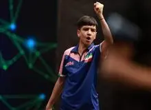 شگفتی‌سازی نوجوان ۱۴ ساله ایرانی؛ فرجی مرد شماره یک تنیس روی میز جهان را شکست داد